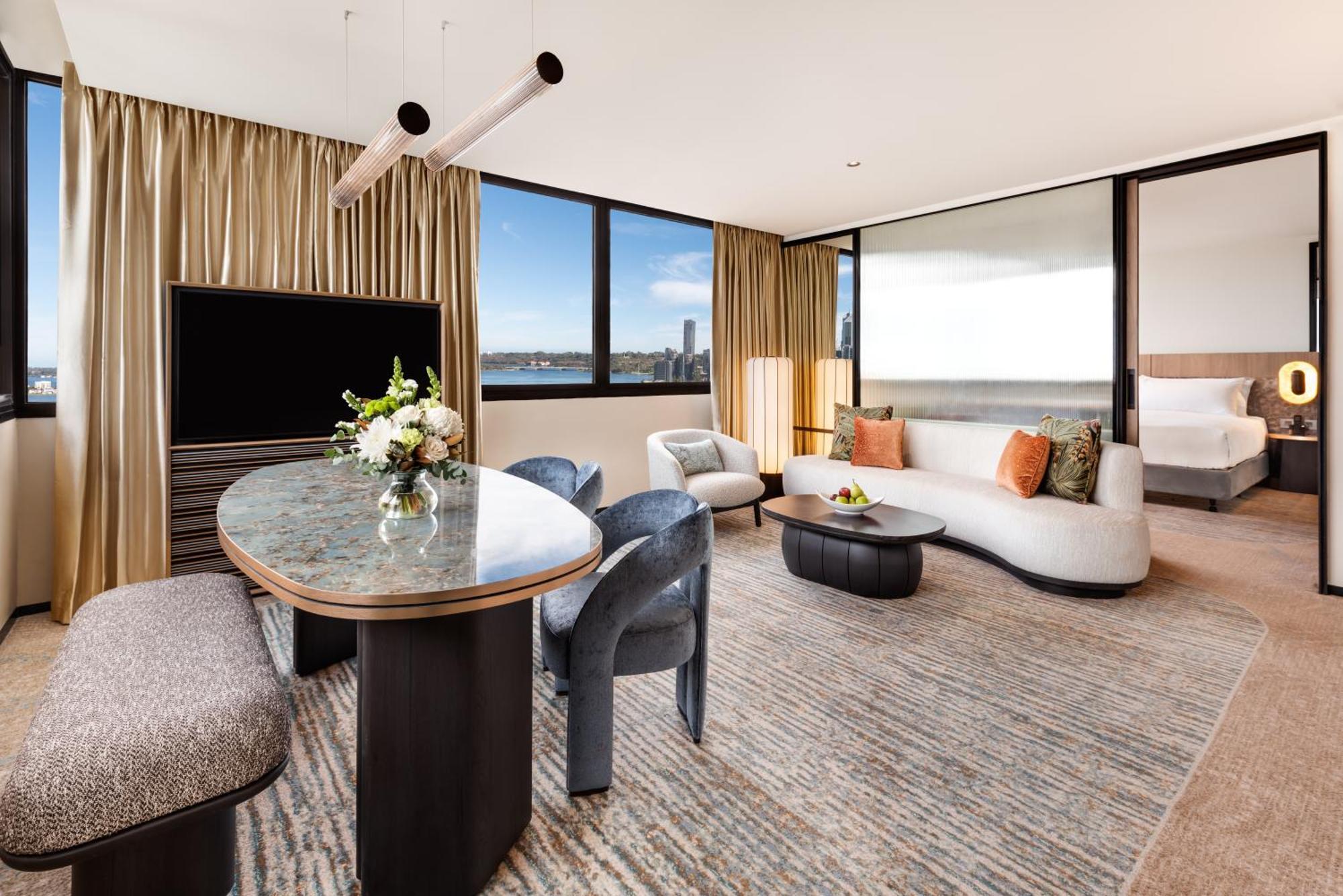 Hotel Pan Pacific Perth Zewnętrze zdjęcie A suite at the hotel